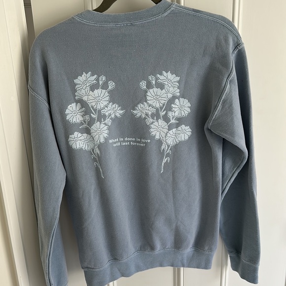 Light blue/grey BDG crewneck sweater - Picture 2 of 2